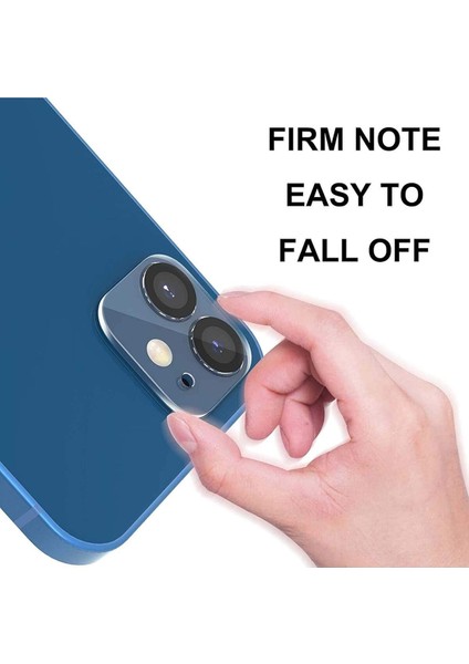 iPhone 11 Uyumlu Şeffaf Kamera Lens Koruyucu Temperli Cam Dayanıklı Kamera Lens Koruma