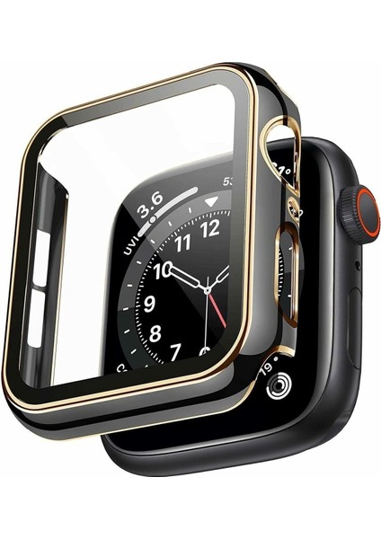 Apple Watch Se 3 2 1 42MM Uyumlu Kılıf Ekran ve Kasa Koruyucu Tam Kaplayan Parlak Watch Kasa Koruma