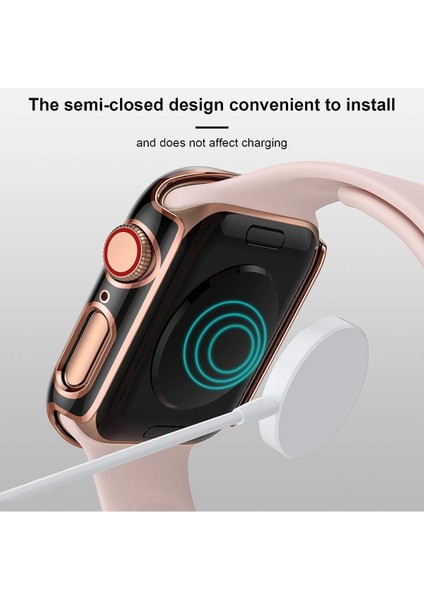 Apple Watch Se 3 2 1 42MM Uyumlu Kılıf Ekran ve Kasa Koruyucu Tam Kaplayan Parlak Watch Kasa Koruma indirimleri