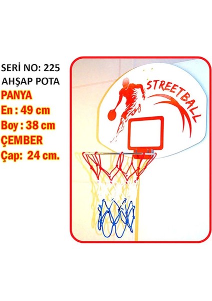 225 Akçiçek, Ahşap Basket Potası