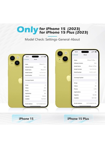 iPhone 15 Uyumlu Kamera Lens Koruyucu Dayanıkl Renkli Metal Temperli Cam Kamera Lens Koruma modelleri