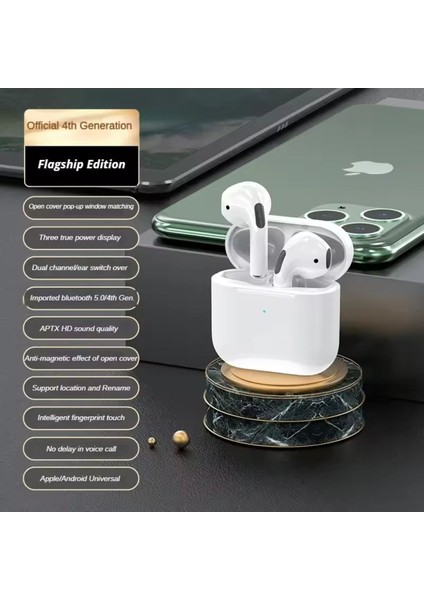 Samsung/iphone Uyumlu Bluetooth Kulaklık Kulakiçi Kablosuz Kulaklık Beyaz Ios ve Android Uyumlu fırsatları