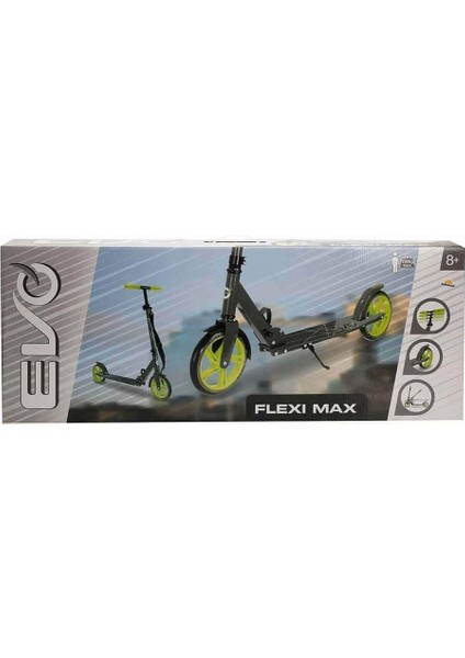 Evo 2 Tekerlekli Flexi Max Yeşil Scooter