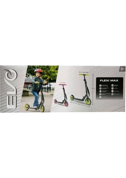 Evo 2 Tekerlekli Flexi Max Yeşil Scooter