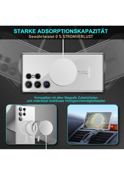 Samsung Galaxy S23 Uyumlu Kılıf 3D Kamera Lens Korumalı Magsafe Kenarı Renkli Şeffaf Kapak fiyatları