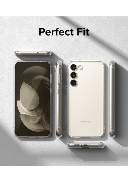 Samsung Galaxy S23 Plus Uyumlu Kılıf 3D Kamera Korumalı Darbe Önleyici Şeffaf Esnek Silikon