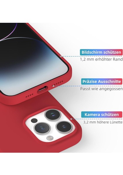 Yüksek Kaliteli iPhone 14 Pro Max Uyumlu Kılıf Liquid Silikon Renkli Mat Lekelere Dayanıklı Kaymaz indirimleri