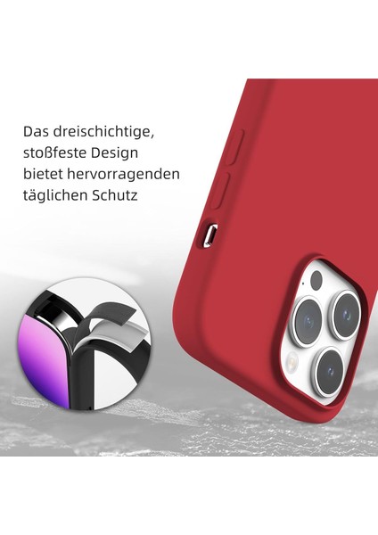 Yüksek Kaliteli iPhone 14 Pro Max Uyumlu Kılıf Liquid Silikon Renkli Mat Lekelere Dayanıklı Kaymaz