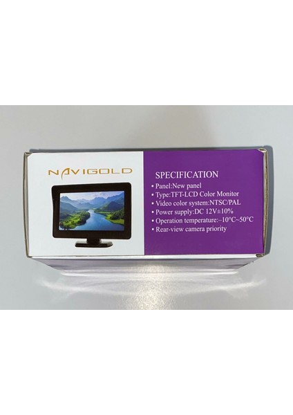 Navıgold DS-4300 4.5'' Monitör Geri Görüş Kamerası Dahil