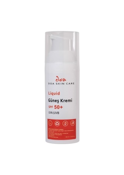 Güneş Kremi Liquid Güneş Kremi Doa Kozmetik