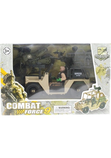 Combat Force Figür, Motor ve Jeep