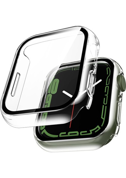 Apple Watch Se 6 5 4 40MM Uyumlu Kılıf Ekran ve Kasa Koruyucu Şeffaf Parlak Watch Kasa 360 Koruma