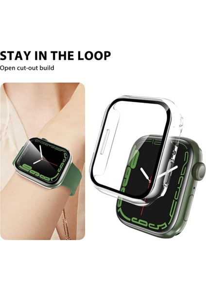 Apple Watch Se 6 5 4 40MM Uyumlu Kılıf Ekran ve Kasa Koruyucu Şeffaf Parlak Watch Kasa 360 Koruma fiyatları