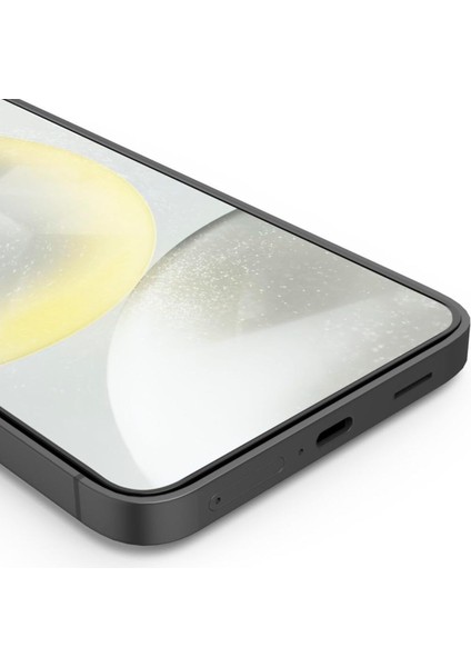 Samsung Galaxy S25 Ultra Uyumlu Ekran Koruyucu Temperli Cam Kenarları Kavisli Parmak Izi Için Uygun