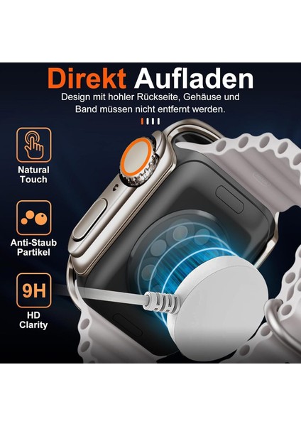 Apple Watch 10. Series 46MM Kılıf Ekran ve Kasa Koruma Change Dönüştücü Watch Ultra Görünümlü Kasa