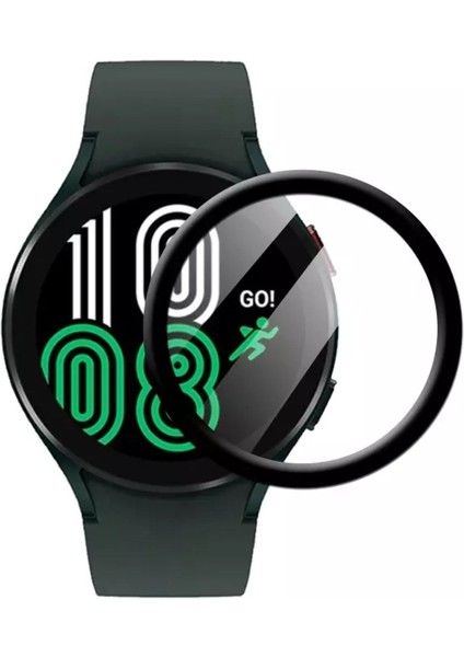 Galaxy Watch Active 2 40MM Uyumlu Tam Kaplayan Darbelere Dayanıklı Kırılmaz Cam Nano Ekran Koruyucu