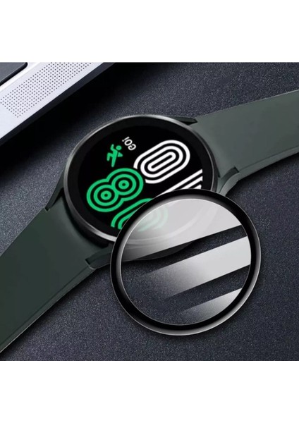 Galaxy Watch Active 2 40MM Uyumlu Tam Kaplayan Darbelere Dayanıklı Kırılmaz Cam Nano Ekran Koruyucu