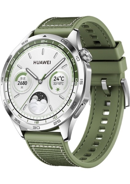 Huawei Watch GT5/GT2E/GT2/GT2 Pro/gt3/gt3 Pro/gt4 46MM Lacivert Kumaş Ayarlanabilir Lansman Kordon