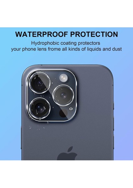 iPhone 14 Pro/14 Pro Max Uyumlu Kamera Lens Koruyucu Temperli Cam Dayanıklı Kamera Lens Koruma fırsatları