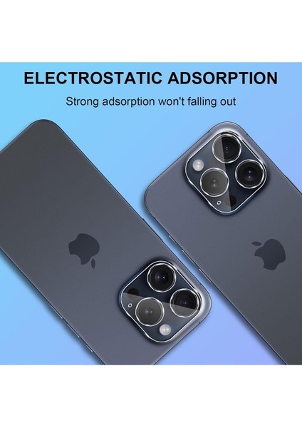 iPhone 14 Pro/14 Pro Max Uyumlu Kamera Lens Koruyucu Temperli Cam Dayanıklı Kamera Lens Koruma indirimleri