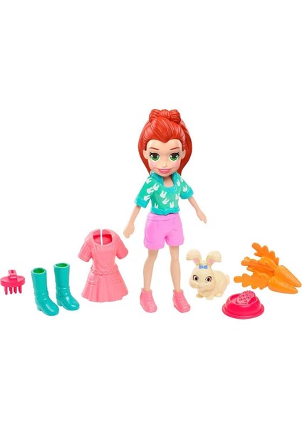 GDM11 Polly Pocket ve Hayvan Dostu Oyun Seti / +4 Yaş