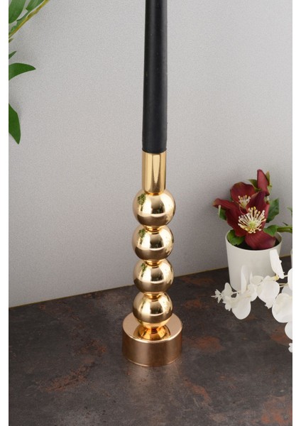 Şamdan, Gold Kaplama, Dekoratif Metal Mumluk, Şık ve Şık Tasarım ile Evinizde. modelleri