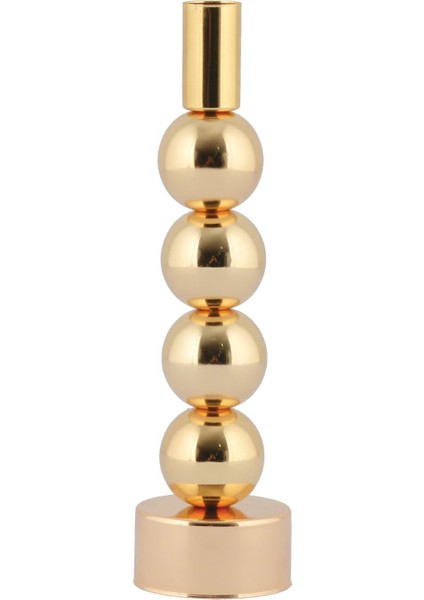 Şamdan, Gold Kaplama, Dekoratif Metal Mumluk, Şık ve Şık Tasarım ile Evinizde. indirimleri