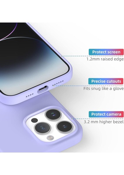 Yüksek Kaliteli iPhone 14 Pro Uyumlu Kılıf Liquid Silikon Renkli Mat Lekelere Dayanıklı Kaymaz modelleri
