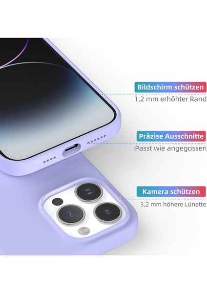 Yüksek Kaliteli iPhone 14 Pro Uyumlu Kılıf Liquid Silikon Renkli Mat Lekelere Dayanıklı Kaymaz indirimleri
