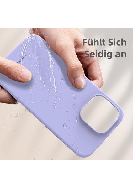 Yüksek Kaliteli iPhone 14 Pro Uyumlu Kılıf Liquid Silikon Renkli Mat Lekelere Dayanıklı Kaymaz