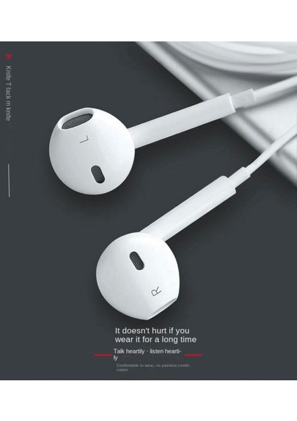 5/5s/6/6s/6s Plus Uyumlu 3.5mm Jack Kulaklık Samsung Xiaomi Huawei Uyumlu Mikrofonlu Kulaklık