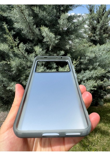 Poco X6 Pro Uyumlu Kılıf Leopar Desenli Kahverengi Çizgili Metalik Tuşlu Kamera Çıkıntılı Kapak fiyatları