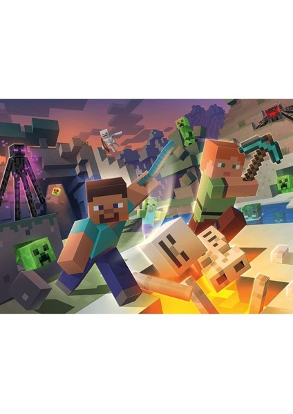 133338 Monster Minecraft 100 Parça Xxl Ravensburger Puzzle