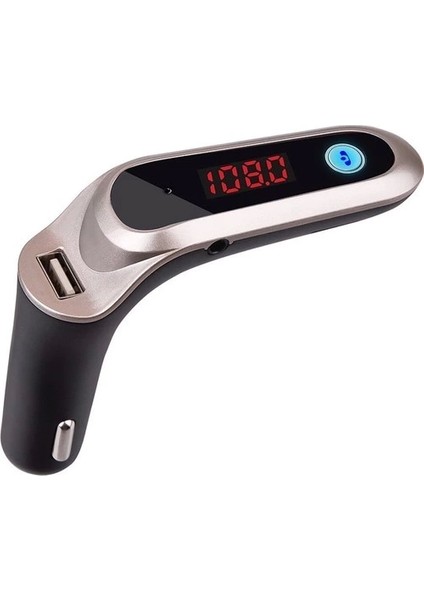 Cars7 Bluetooth Hafıza Kart Girişli 4. 0 Araç Kiti Çakmaklık Mp3 Fm Transmitter