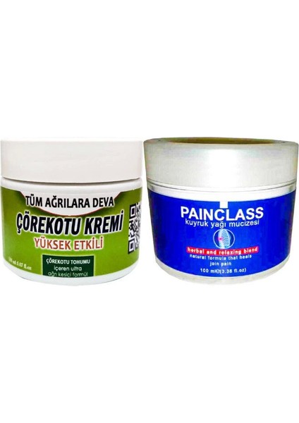 Çörek Otu Kremi Orta Boy Agrilarına 100 ml Krem - Painclass Kuıyruk Yağı Kremi 100 ml