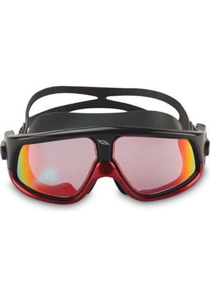 Siyah/ kırmızı Yüzücü Gözlüğü Unisex, Konforlu ve Şık Tasarım