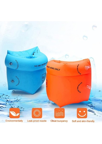 Çocuklar Için Pratik Yürüyen Kolluk, Deniz ve Havuz Kullanımı, 22X19 Cm, Mavi