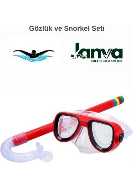 Renkli Yüzme Seti, Gözlük ve Snorkel ile Deniz ve Havuz Keyfi Için Ideal modelleri