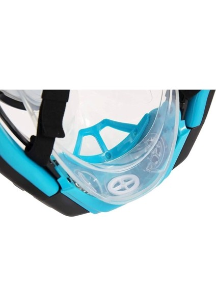 Mavi Profesyonel Dalış Maskesi ve Şnorkel Seti, Konfor ve Güçlü Tasarım