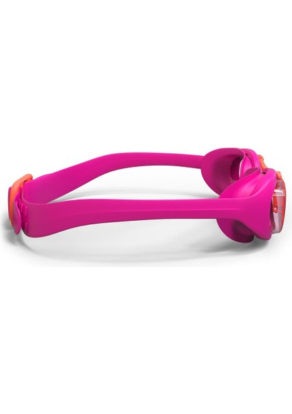 Yumuşak Çocuk Yüzücü Gözlüğü, Pembe- Turuncu, Şeffaf Cam fiyatları