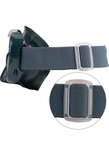 Koyu Gri Yetişkin Dalış ve Havuz Gözlüğü, Konforlu ve Şık Tasarım indirimleri