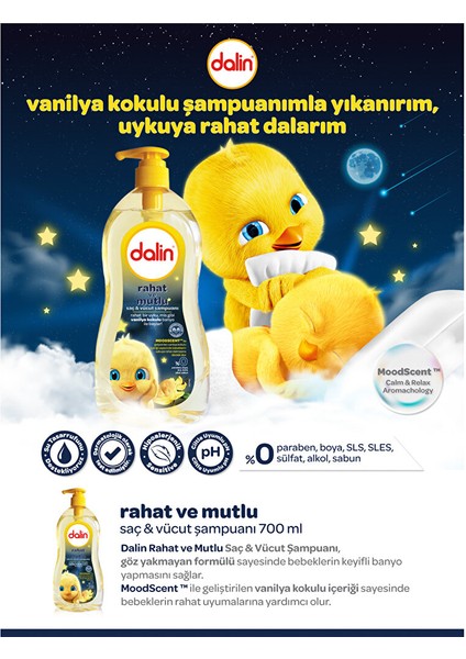 Vanilya Kokulu Rahat ve Mutlu Bebek Şampuanı 700 ml fiyatları