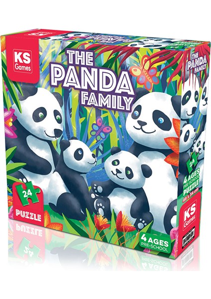 The Panda Family 24 Parça Puzzle