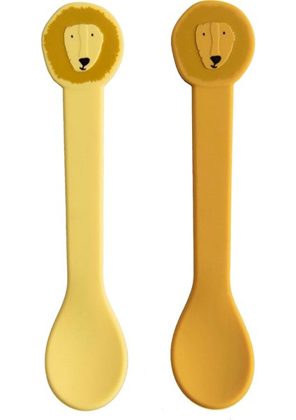 Silikon 2li Kaşık Seti Mr. lion