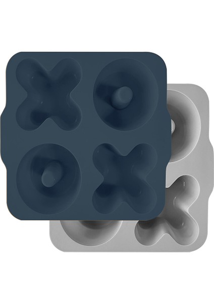 Xoxo Muffin Kalıbı Deep Blue Powder Grey