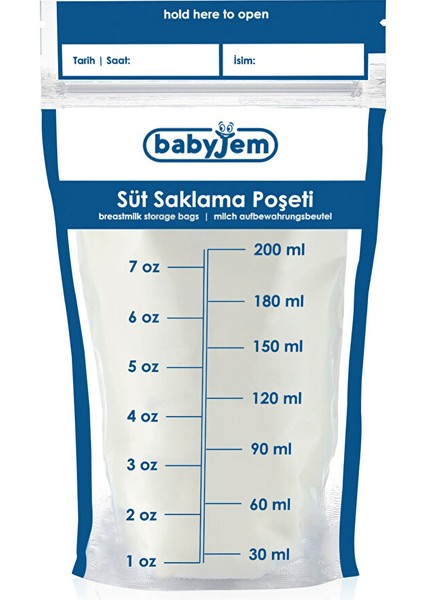 Süt Saklama Poşeti 25 Adet