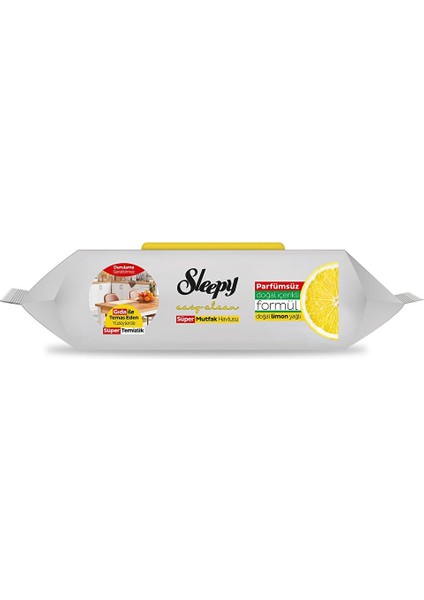 Yüzey Temizlik Süper Mutfak Havlusu Limon 50 Adet modelleri