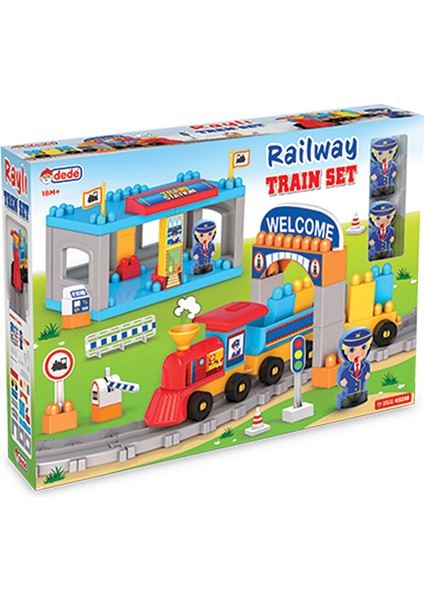 Raylı Tren Blok Set