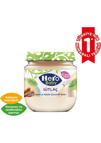 Sütlaç Kavanoz Mama 120 gr modelleri