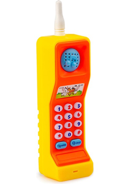 Pilli Eğitici Cep Telefonu Asortili